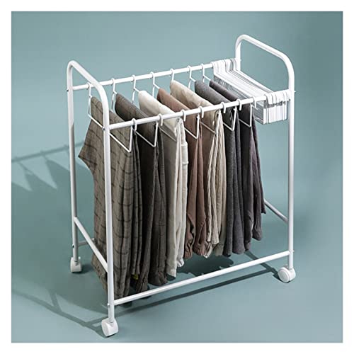 Tringle à cintres sur roulettes style tiroir pour dressing modulable