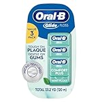 Oral-B Glide Pro-Health Comfort Plus Floss, Mint, 3 Ct