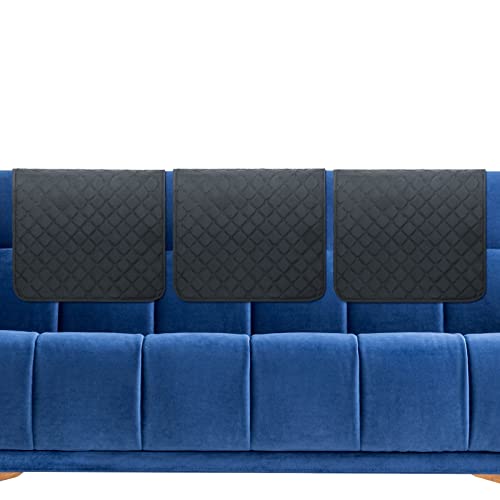 3 Pieces Recliner Headrest Protector Headrest Cover For Recliner Chair Sofa Headrest Covers Couch Headrest Protector Recliner Chair Head Protector Cover For Sofa Furniture Protectors (Gray) #TOP5