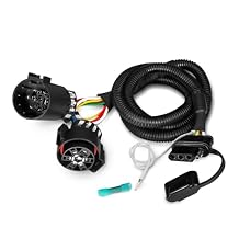 OPT7 Easy Connect USCAR 7 Pin to 4 Pin Harness w/Reverse Wire, 43" PlugnPlay Adapter for Tailgate Light Bar Fits 2007-2025 Tacoma, Tundra & 2005-2014 F150, Dodge Ram, Chevy Silverado, GMC Sierra