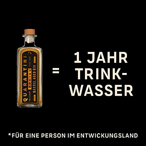 Quarantini Barrel Aged Gin (500ml) – der Premium Gin mit aromatischen Gin Botanicals aus Papaya, Bergamotte und… – Bild 4