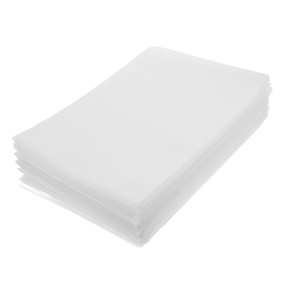 TEHAUX 100 Sacchetti in Schiuma Epe Bianchi, Buste Ammortizzanti per Imballaggio, Elastiche e Resistenti, per Oggetti Fragili e Trasloco