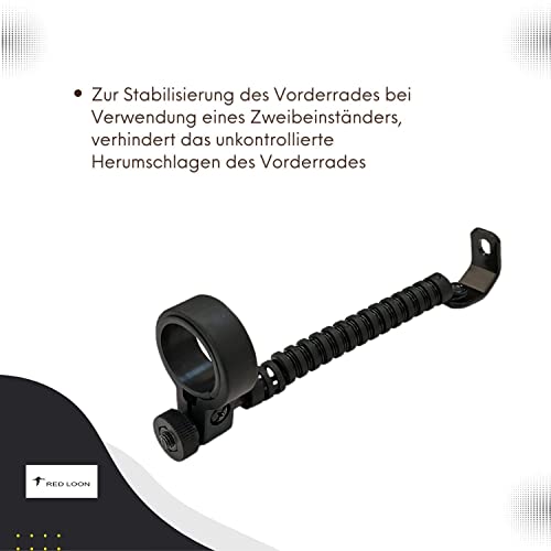 Lenkungsdämpfer für Fahrräder mit Zweibeinständer und Rahmen Ø28,6-31,8mm