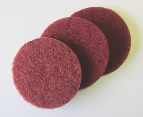 HFK Replacement Scouring Pads for Finether Handheld Cordless Power Scrubber, 3-Pack