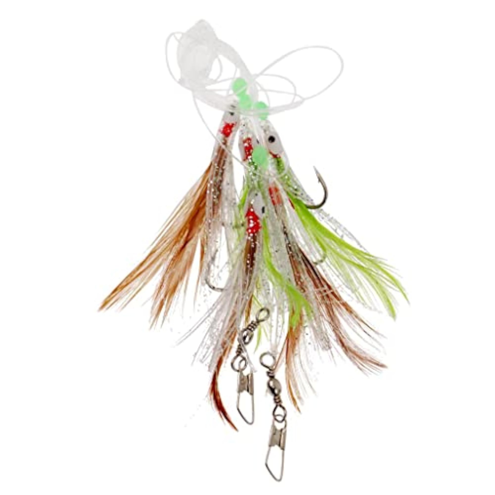 Sabiki Fishing Lure Rigs with Barbed Hooks