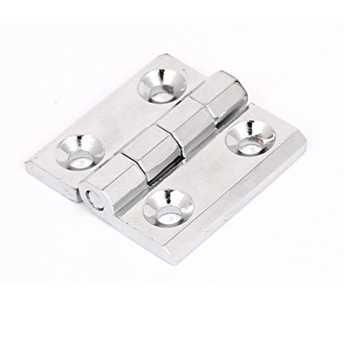 Aexit Cupboard Cabinet Clothes Hangers Closet Zinc Alloy Door Butt Hinge Silver Tone Children's Clothes Hangers 50mm Long
