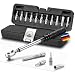 Produktbild FLEXBERG Drehmomentschlüssel Fahrrad Set 2-20 Nm, Drehmomentschlüssel 1/4, Präzises Torque Wrench Set für Bike und Motorrad, Fahrrad Werkzeugset, inkl. 11 Bits & Verlängerung