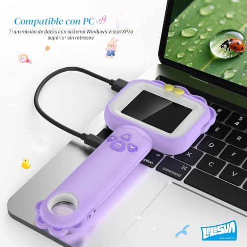 Miniatura 7 de Microscopios Para Niños, Microscopio Portátil Mini De Bolsillo Para Niños Pequeños, Juguetes Educativos De Ciencias Stem Para Regalos De Navidad Y Cumpleaños, Juguetes Para Niños Y Niñas De 3, 4, 5, 6
