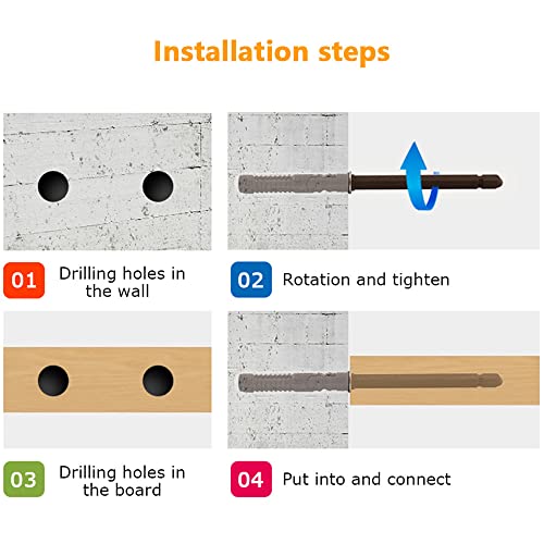 BouGPeng Staffa per Mensola Galleggiante Nascosta