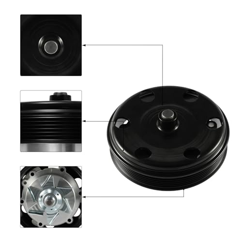 AULINK AW6738 Water Pump 251-821 For Chevy Silverado Suburban Tahoe Camaro 2014-2020,for Cadillac Escalade 2015-2020,CTS 2016-2017,GMC Sierra Yukon 1500 2014-2020,V6 V8 4.3L 5.3L 6.0L 6.2L by AULINK - Used condition - Image 2