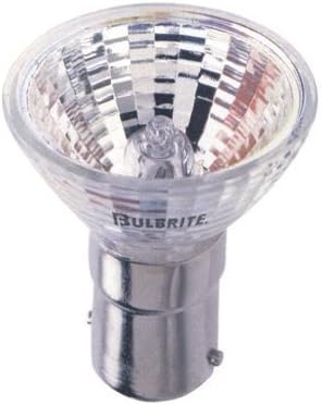 10 Pack 20 Watt MR11 Narrow Flood Double Contact Bayonet Base 12 Volt 2000 Hour Halogen Lightbulb