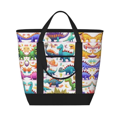 Sac isotherme cabas de courses réutilisable noir pour repas et épicerie adulte