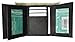 Mens Trifold Wallet Extra Capacity 10 Inside Slots 2 ID Windows by Marshal wallet