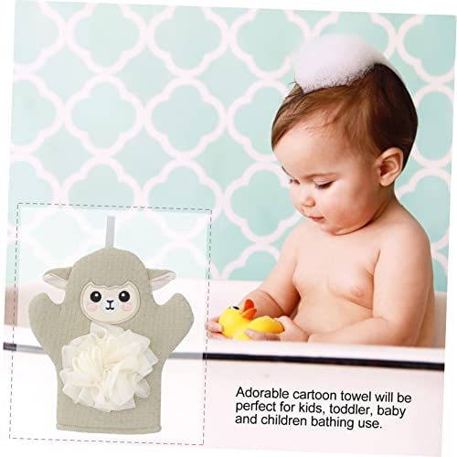 UPKOCH Toalha De Banho Infantil Luvas Para Crianças Esfregão Panos De Banho Para Bebês Toalha De Mus