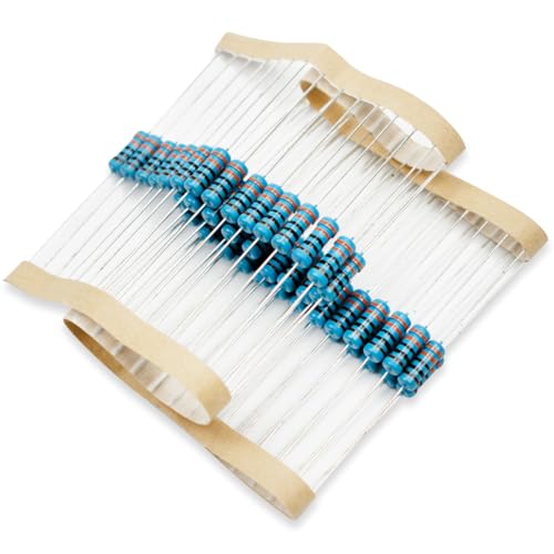Innfeeltech 50 Pcs 1W 1% Tolerance 330 Ohm Metal Film Resistor Resistance for DIY Project and Experiments