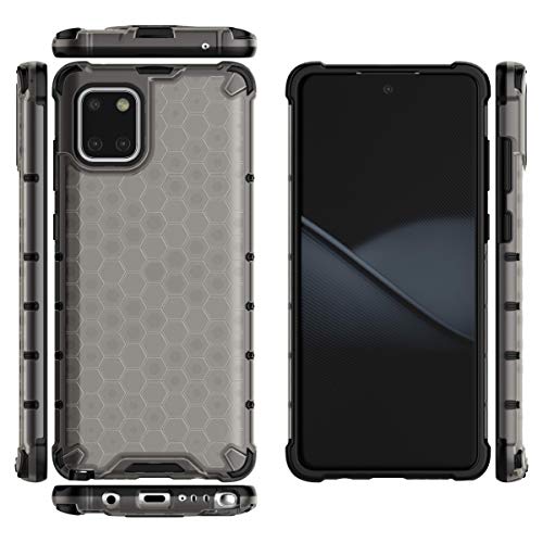 �ɓK���Ă��܂� for Samsung Galaxy Note10 Lite �P�[�X,�ɓK���Ă��܂� for Samsung Galaxy Note10 Lite �P�[�X 2in1�t�H���P�[�X Black