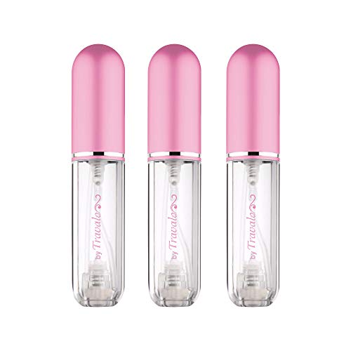 Portable Mini Refillable Perfume Atomizer Bottle - 5ml Atomizer Perfume Bottle - Refillable Perfume Spray - Scent Pump Case - Mini Refillable Perfume Atomizer Bottle, Aircraft Approved - Pack of 3