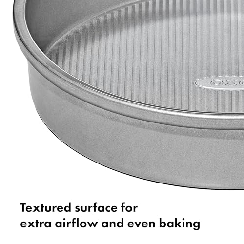 OXO Good Grips Non-Stick Pro Clear Coated Metal Bakeware Cake Pan — 9 in, Baking Sheet by OXO - Used condition - Image 4