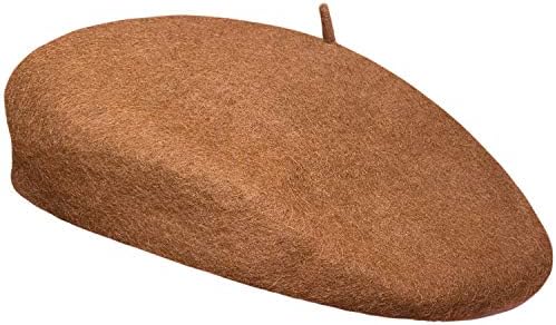 TOSKATOK Klassischer Französischer Stil Barett Hut für Modebewußte Künstler und Maler in Wolle