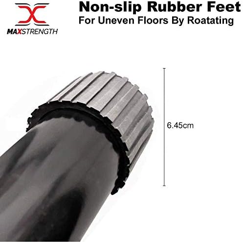 MAXSTRENGTH Pro dip bars for Dips, Leg Lifts, Push Ups Heavy Duty Iron Material training equipment home gym Height 70 cm, Width 60 cm, Foot 42cm User Weight up to 120 kg