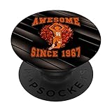 Impresionante desde 1967 Baller Basketball Lovers 55 cumpleaños PopSockets PopGrip Intercambiable