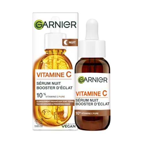 GARNIER Skin Active - Sérum Nuit Booster d’Éclat - Efficace