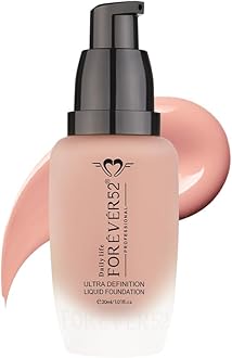 Ultra Definition Liquid Foundation | 24H Wear, Medium to Full Coverage, Long Lasting, Anti-Aging, Satin Finish| All skin type - Milk Cake (FLF005) 30ml