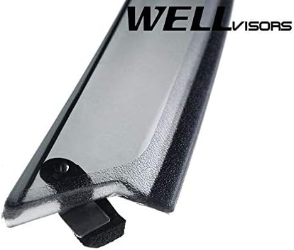 WellVisors Window Visors Wind Deflectors Compatible with Toyota Camry Sedan 1992-1996 Premium Series Rain Guards 3-847TY006
