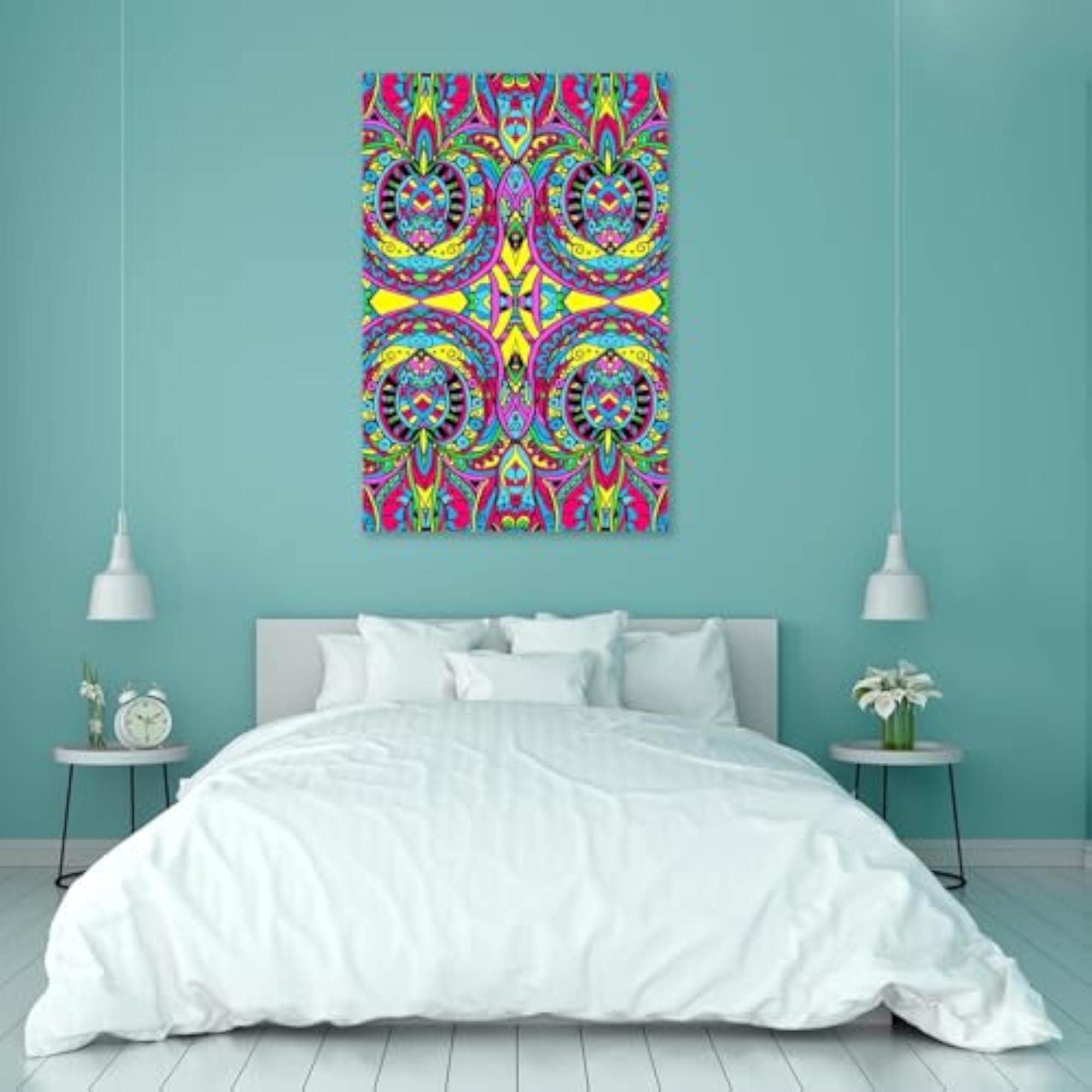 Traditional Motif Element D7 Wall Sticker