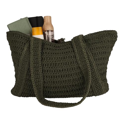 Image of Roxy Women's Beach Tote Bag | Travel | Vacation | Straw | Lightweight | Breathable
