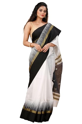 Image of OISHANI SAREE GHOR Women's Traditional Ikkat Handloom Sarees