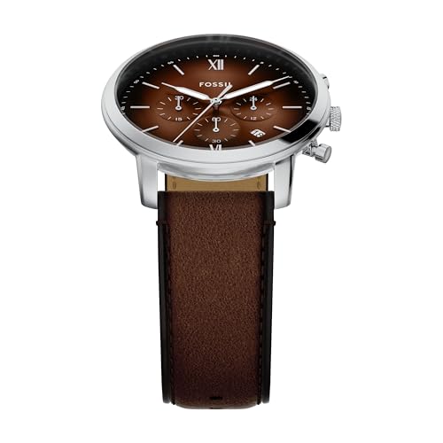 Image of Fossil Neutra Brown Quartz Leather Watch FS6143