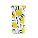 susiyo Yellow Lemon Blue Leaves Glasses Case Portable Microfiber PU Leather Soft Sunglasses Bag Eyeglasses Pouch Holder Squeeze Top for Women Men