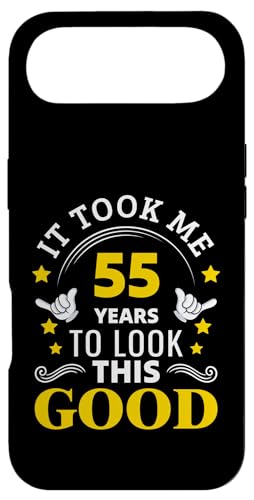 55 Years to Look This Good Funny 55�΂̒a���� �X�}�z�P�[�X iPhone Air �p