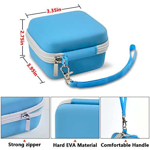 Camera Case Compatible With Seckton/For Rindol/For Vatenic/For Rikum/For Gktz Kid Toy Video Camera. Kids Digital Cameras Carrying Box For Cable, Battery, Sd Card (Box Only)-White Zipper #TOP4