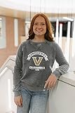 Vanderbilt Commodores NCAA Officially Licensed Women's Crewneck Sweatshirt Burnout Vintage Scholar, Medium