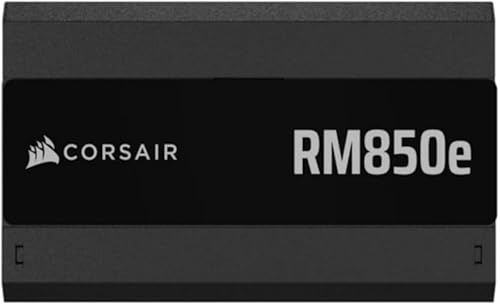 CORSAIR RM850e (2025) Fully Modular Low-Noise ATX Power Supply with 12V-2x6 Cable – ATX 3.1 & PCIe 5.1 Compliant, Cybenetics Gold Efficiency, 105°C-Rated Capacitors, Modern Standby Mode – Black - 4
