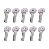 Nsaroche 10Pcs Angled Post Marine Grade Sleeves Grommet Wood Post Protector for Wood Posts Pillar Railing Porch Backyard, 0.16cm 30 degrees