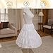 Gvhntk Girls Petticoat Underskirt (US, Alpha, One Size, 5-7Years, White)