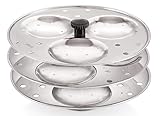 Dynore Stainless Steel Idli Stand/Idli Maker 3x3 Plates (9 Idli)