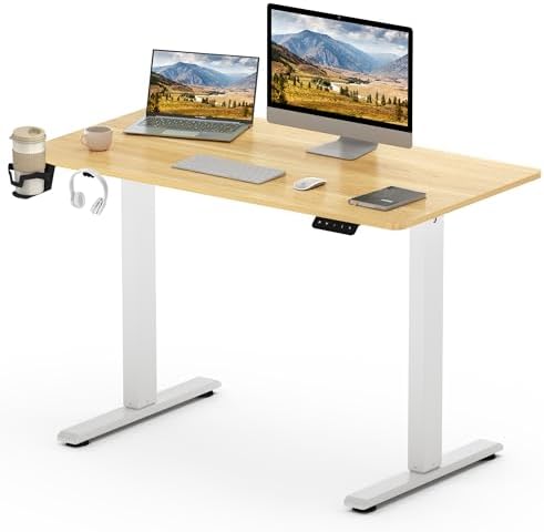 Electric Height Adjustable Standing Desk With Memory Controller - View #9