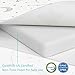 YENING Organic Cotton Pack and Play Mattress Pad Breathable 38x26 Waterproof Baby Mattress for Pack N Play Matress Topper Waterproof with Strap