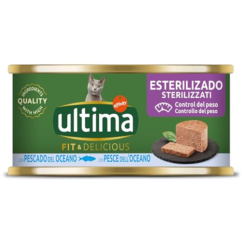 Ultima Comida Húmeda para Gatos Latita con Pescado del Océano - 85g