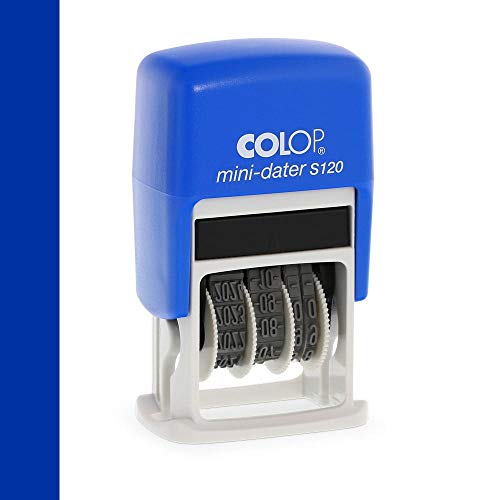 Colop Mini-Dater S 120 (SH 4 mm - 19x4 mm) Color Blau