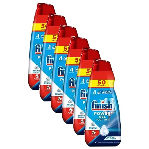 Finish Power Gel Tout en 1 la solution pour une vaisselle familiale impeccable
