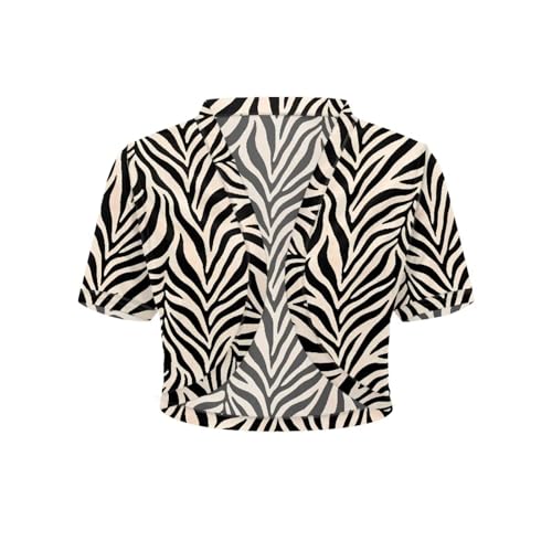 Image of Womens Short Sleeve Bolero Shrug Open Front Knit Cropped Cardigan Shoulder Cover for Dress Cute Casual Knit Cover Up