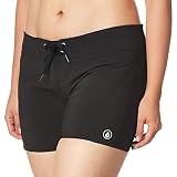 Simply Solid 5" (O0811700) Volcom Simply Solid 5\" Pantalón Corto, Mujer, Black