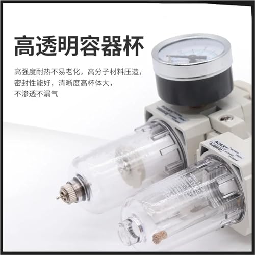 Régulateur de pression pneumatique AC3010-02 et séparateur huile-eau pour compresseur - 7