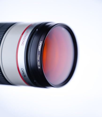 Image of Tiffen 49mm Red 25 Filter Increase Contrast in Black and White Photography