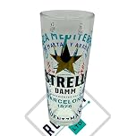 Estrella Damm Pint Glass Nucleated Beer Lager Pint Glass 20oz X1 Roxley Bar Man Cave
